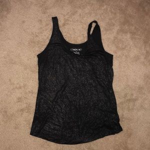 Maurice’s black sparkle tank top